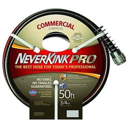 Commercial-Duty NeverKink Garden Hose, 3/4-In. x 50-Ft.