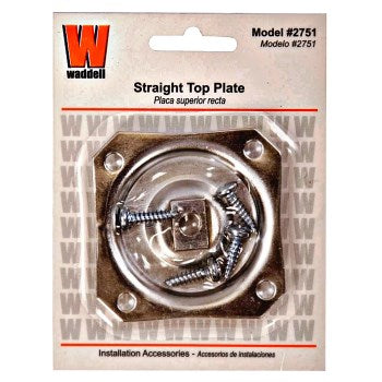 Waddell 02751 Straight Top Plate ~ 2 7/16