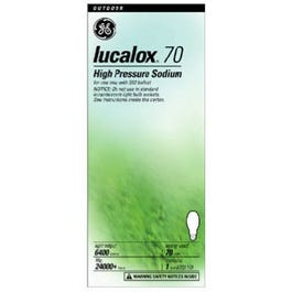 Lucalox High-Pressure Sodium Light Bulb, Clear, 70-Watts
