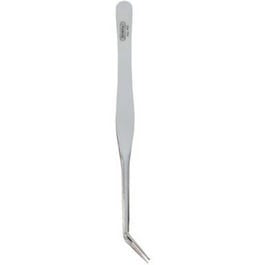 Curved Pointed-End Precision Steel Tweezer