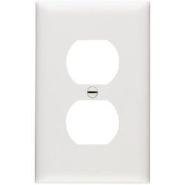 10-Pack White 1-Duplex Nylon Wall Plates