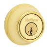 Kwikset Security Polished Brass Single Cylinder Mobile Home Deadbolt