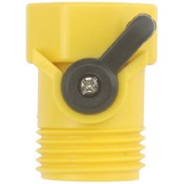 Faucet Connector With Shut Off, Poly