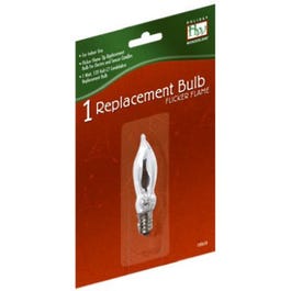 Christmas Candle Replacement Bulb, C7, Flicker Flame