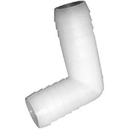 Pipe Fitting, Nylon Hose Barb Elbow, 90 Degree, 1/2-In. ID