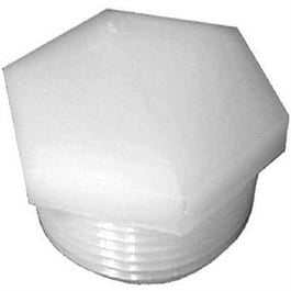 Pipe Fitting, Nylon Hex Head Pipe Plug, 1/4-In. MPT
