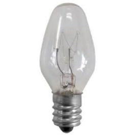 Incandescent Night Light Bulb, Clear, 4-Watts, 4-Pk.