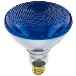 Flood Light Bulb, Blue, 100-Watts