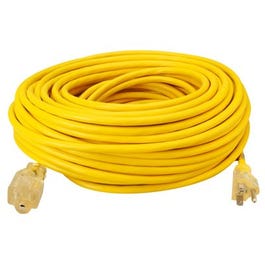 100-Ft. 12/3 SJEOW Yellow Contractor Grade Outdoor Extension Cord