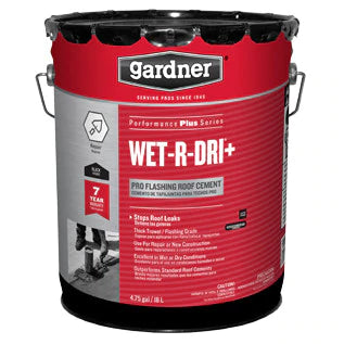 Gardner® WET-R-DRI®+ Pro Flashing Roof Cement 29 Oz