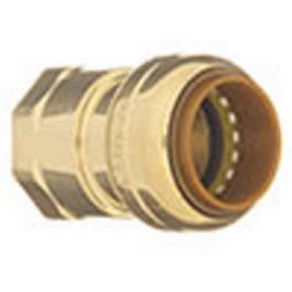 Pipe Fitting, Push On Adapter, 1-In. Copper x Female