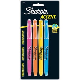 4-Pack Pocket Accent Highlighters