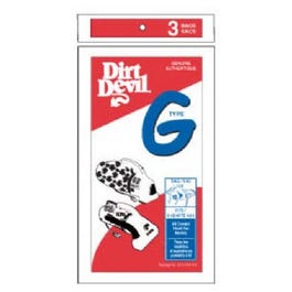 Dirt Devil Style "G" Hand Vacuum Cleaner Bags, 3-Pack