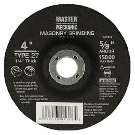 Masonry Grinding Wheel, 4 x 0.25 x 5/8-In.