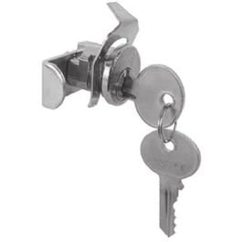 Mailbox Replacement Lock For Jensen General With 2 Keys, Nickel Finish
