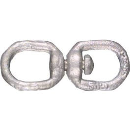 Connecting Link, Swivel, Galvanized, 3/16-In.