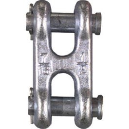 Double Clevis Connecting Link, Zinc, 1/2-In.