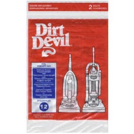 Dirt Devil Style "12" Vacuum Cleaner Belt, 2-Pack