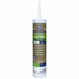 Gutter Silicone 2 Sealant, Clear, 10.1-oz.