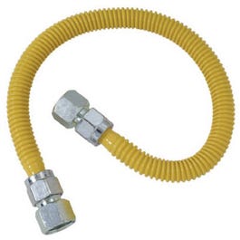 Gas Appliance Connector, SC Series, Pro-Coat Stainless Steel, 24-In.