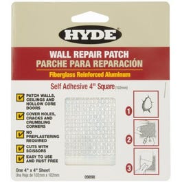 4-Inch Aluminum Mesh Drywall Wall Patch