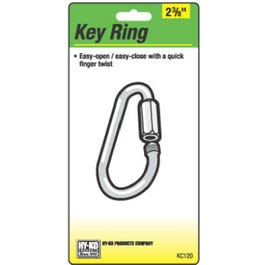Key Ring, Oval, Steel