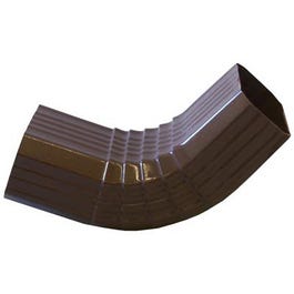 Duraspout Gutter Front Elbow, A-Style, Brown Vinyl, 2 x 3-In.