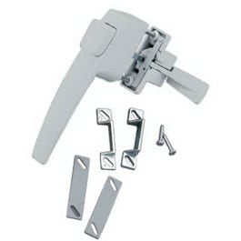 Aluminum Hanging Push Button Latch, For Out Swinging Doors