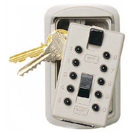 Lock Box Key Safe, White