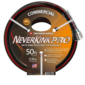 Teknor Apex NeverKink Pro 5/8" x 50' Commercial Duty Garden Hose