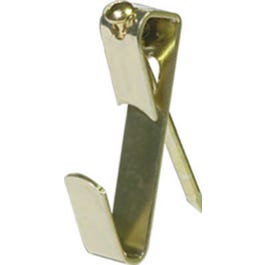 Picture Hangers, Brass-Plated, 100-Lb., 2-Pk.