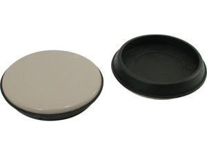 Shepherd Hardware 2-3/4-Inch Reusable, Round, Slide Glide Furniture Cups, 4-Pack