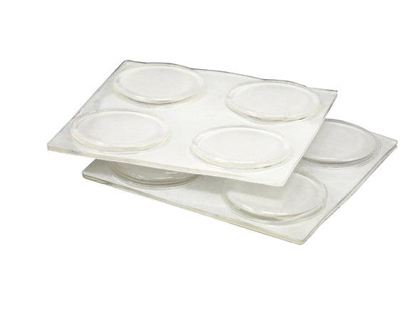 Shepherd Hardware  3/4-Inch SurfaceGard Clear Adhesive Bumper Pads, 8-Count