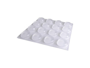 Shepherd Hardware 1/2-Inch SurfaceGard Clear Adhesive Bumper Pads, 16-Count