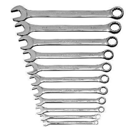 Apex Tool Master Mechanic Combination Wrench Set Metric - 11 Piece