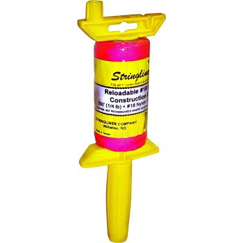 Stringliner 25162 StringLiner Pro Cord Reel, Fluorescent Pink ~ 250 Ft