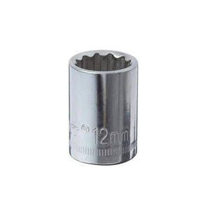 Apex/Cooper Tool Crescent 3/8" Drive 12 Point Standard Metric Socket 12mm
