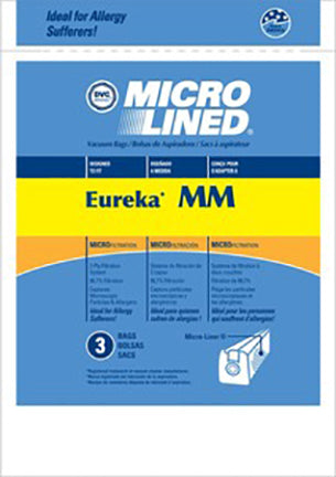 VACUUM BAG EUREKA MM 3PK MICROLINED