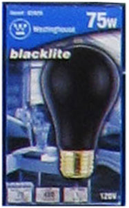 75 WATT A/19 BLACK LIGHT BULB
