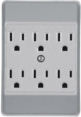 EAE 6-OUTLET ADAPTER WHT