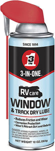 WINDOW/TRACK DRY LUBE 3-IN-ONE RV 11 OZ