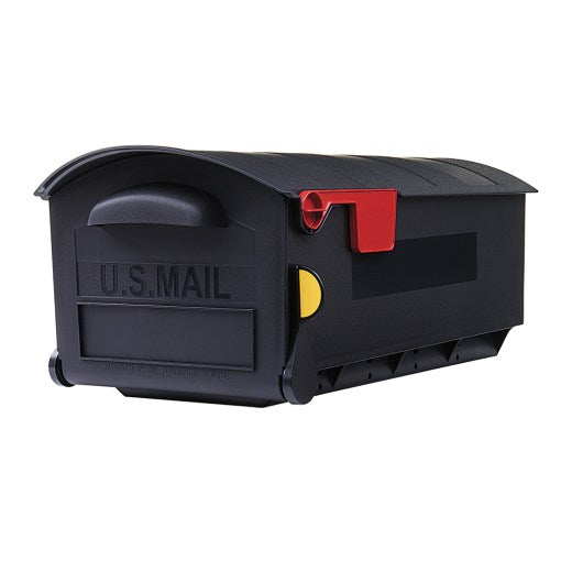 Architectural Mailboxes Patriot Large Post Mount Mailbox, Black