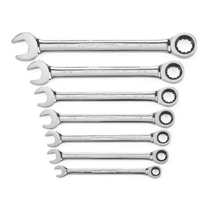 Apex Tool 72-Tooth 12 Point Ratcheting Combination SAE Wrench Set
