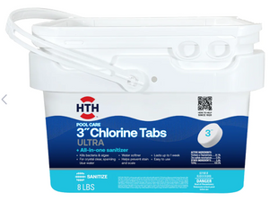 HTH® Pool Care 3" Chlorine Tabs Ultra