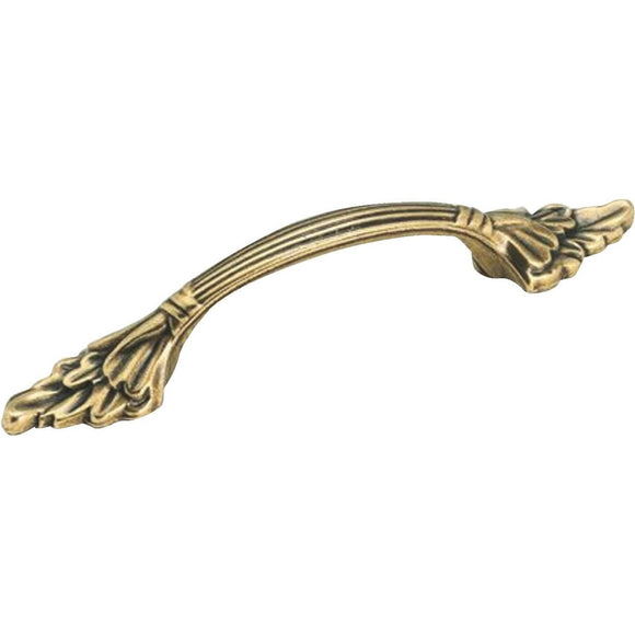Amerock Natural Elegance 3 In. Burnished Brass 3 In. Cabinet Pull
