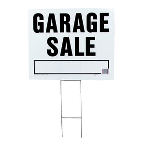 Hy-Ko Corrugated Plastic Sign, Garage Sale