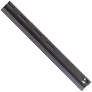 Knape & Vogt 80 Series 72 In. Black Steel Adjustable Shelf Standard