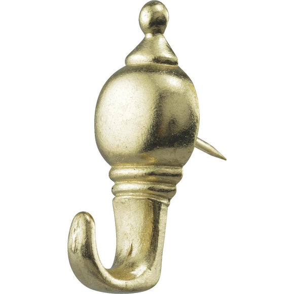 Hillman Anchor Wire Gilt Colonial Decorative Push Pin Hanger (3 Count)