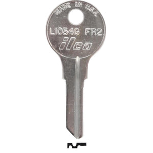 ILCO Fort Nickel Plated File Cabinet Key, FR2 (10-Pack)