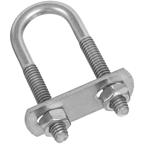 National 1/4 In. x 3/4 In. x 2-1/2 In. Stainless Steel Round U Bolt